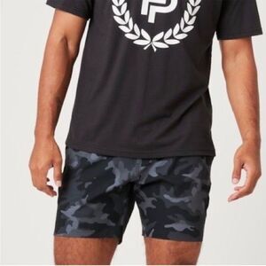NWT Flint Park Men's Advantage Short Camo Black Size L
